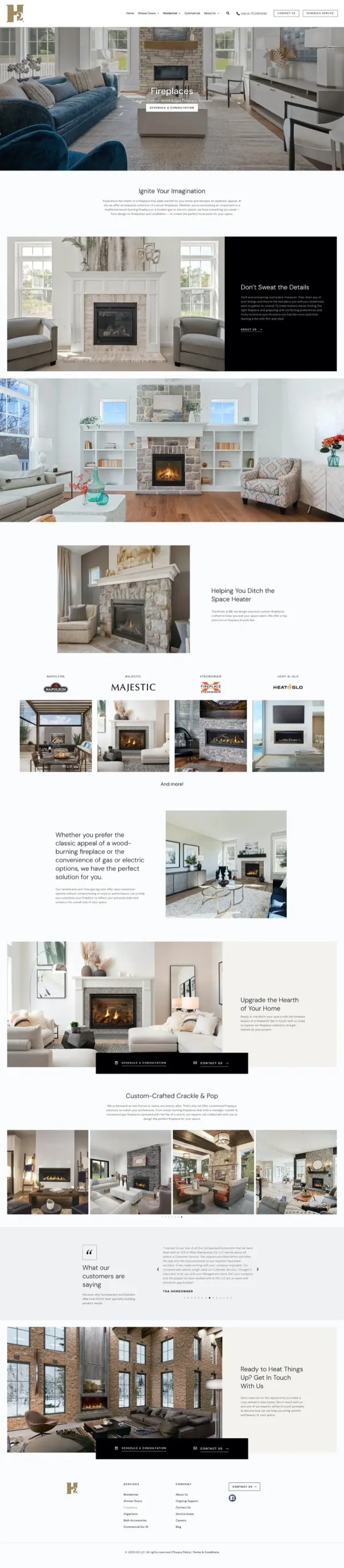 H2 Specialty Building Products Website