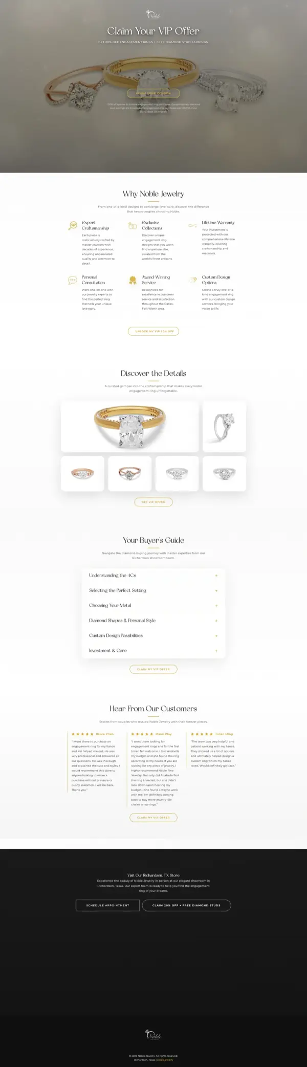 Noble Jewelry Website