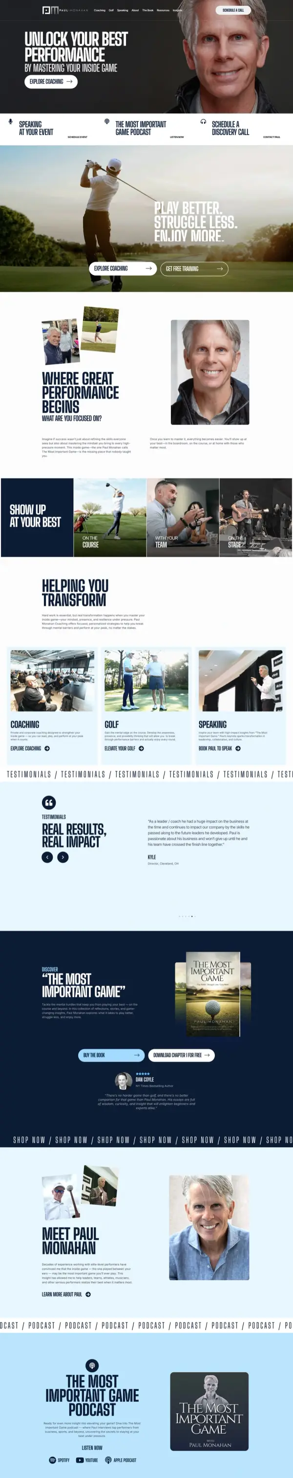 Paul Monahan Website