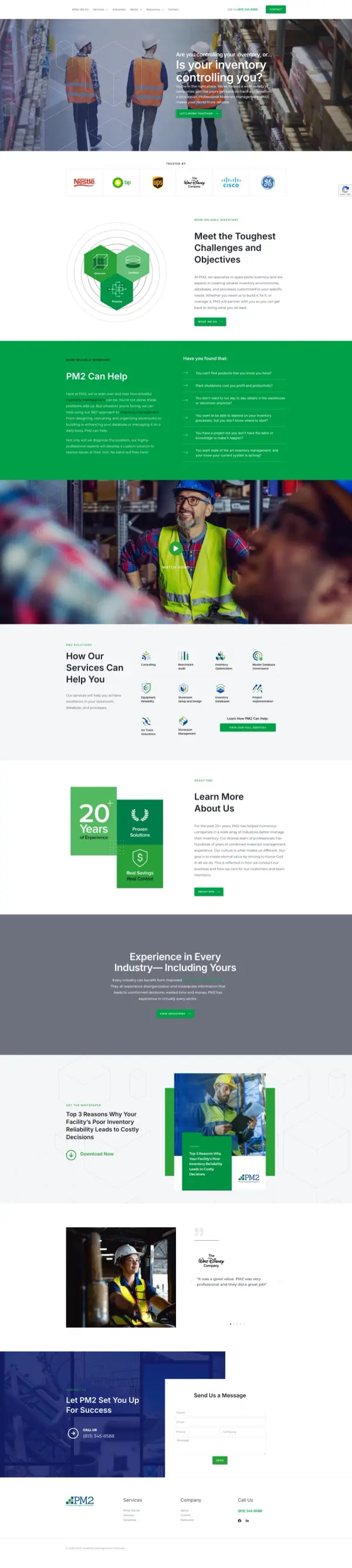 PM2 Inventory Solutions Website